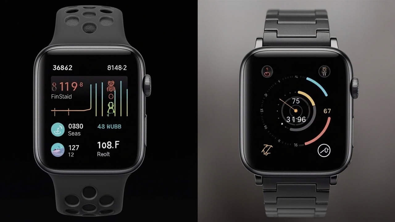 Smartwatch design and build quality comparison