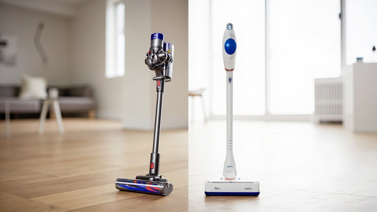 Cost-per-clean comparison chart: Dyson V16 Piston Animal vs Tineco Floor One S9 Artist over 7 years of ownership