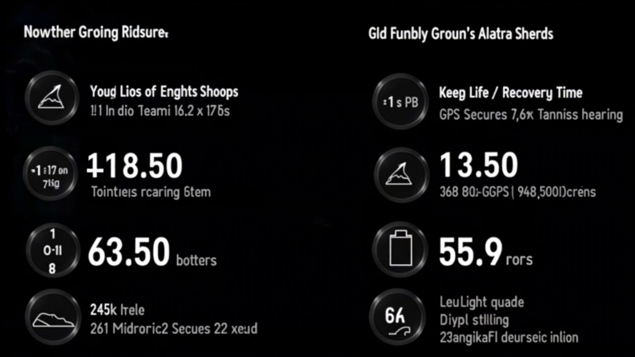 Feature breakdown diagram contrasting the Forerunner 970's running focus with the Fenix 9 Pro's broader multisport scope