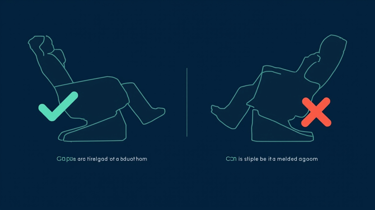 Two massage chairs shown in a split-screen layout highlighting their key differences
