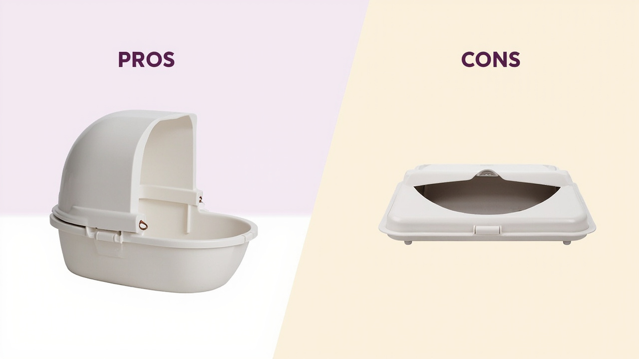 Verdict infographic comparing Litter-Robot 4 and PetSnowy SN601+ on price, design and ideal household