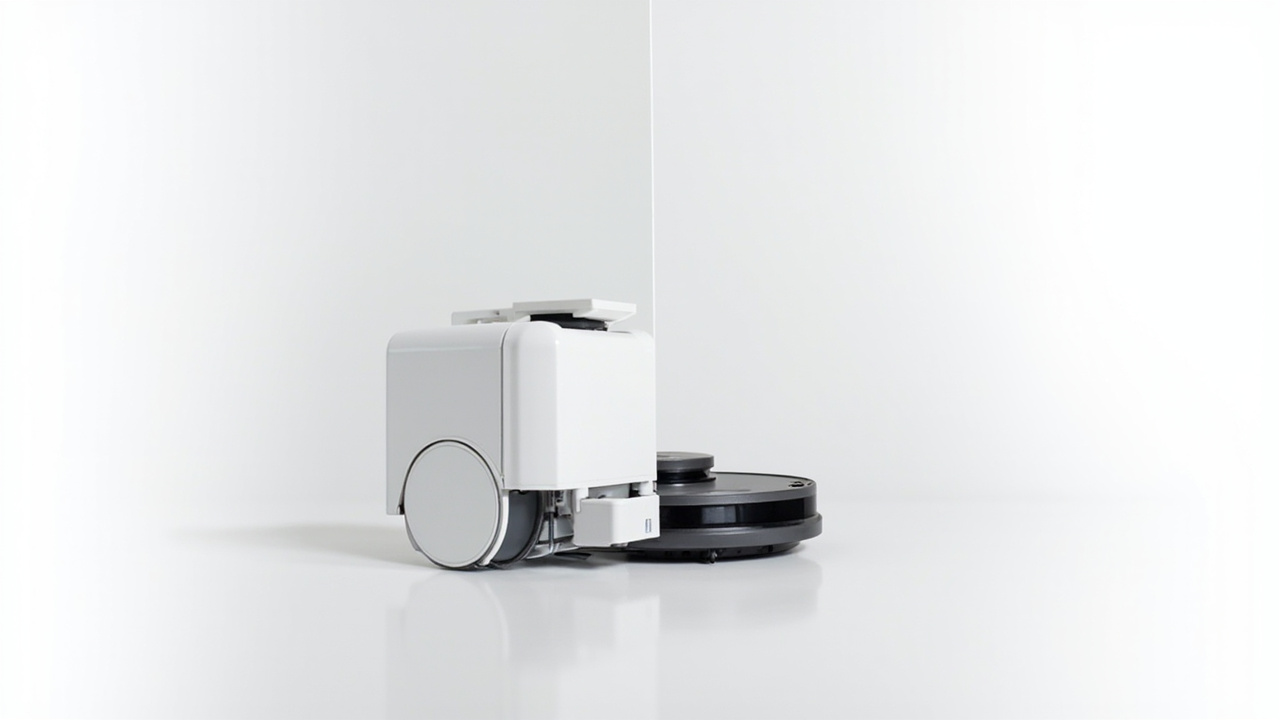 Close-up showing Matic's tall square form factor next to the Saros 10's slim round design