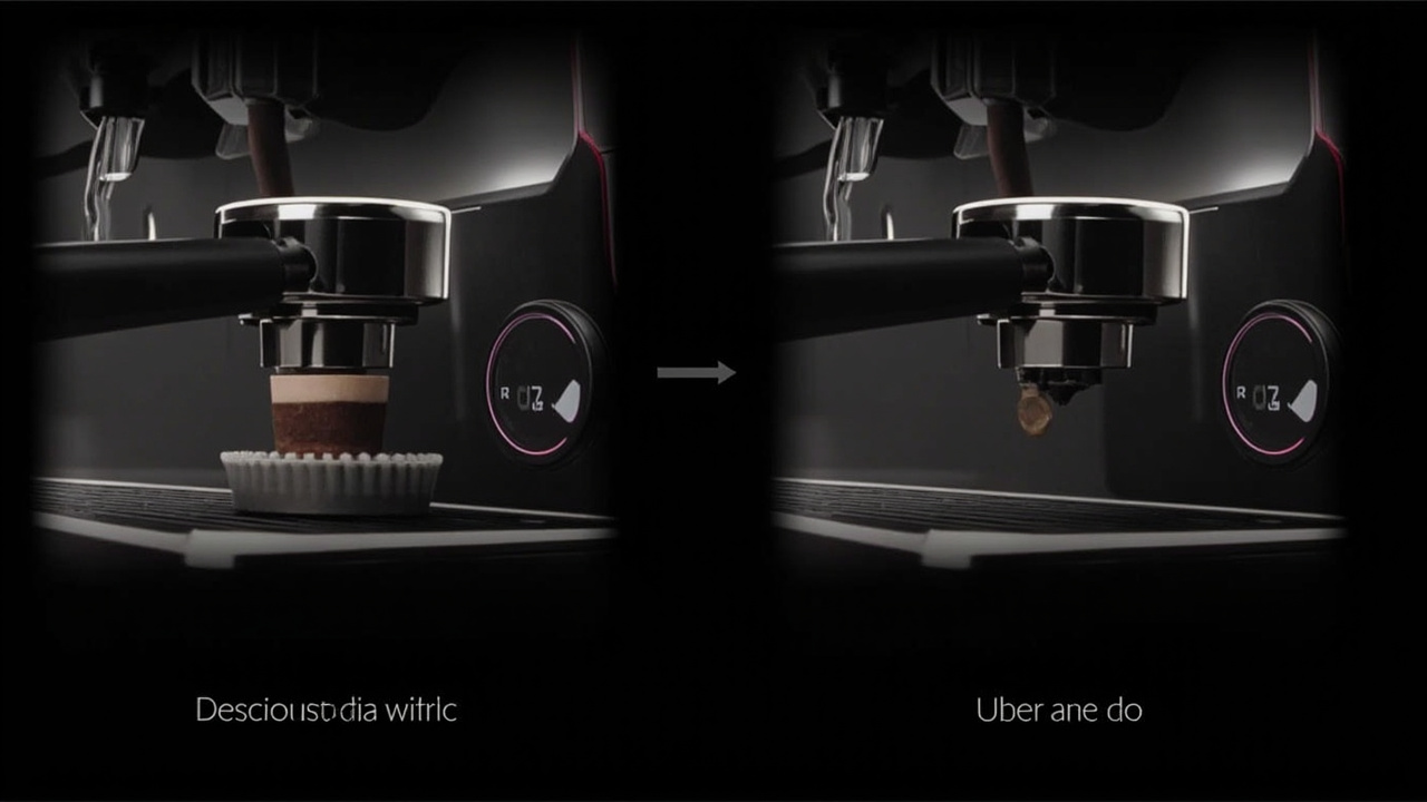 The OLED display and pressure gauges on the Profitec Drive next to the rotary-knob OLED on the ECM Synchronika II