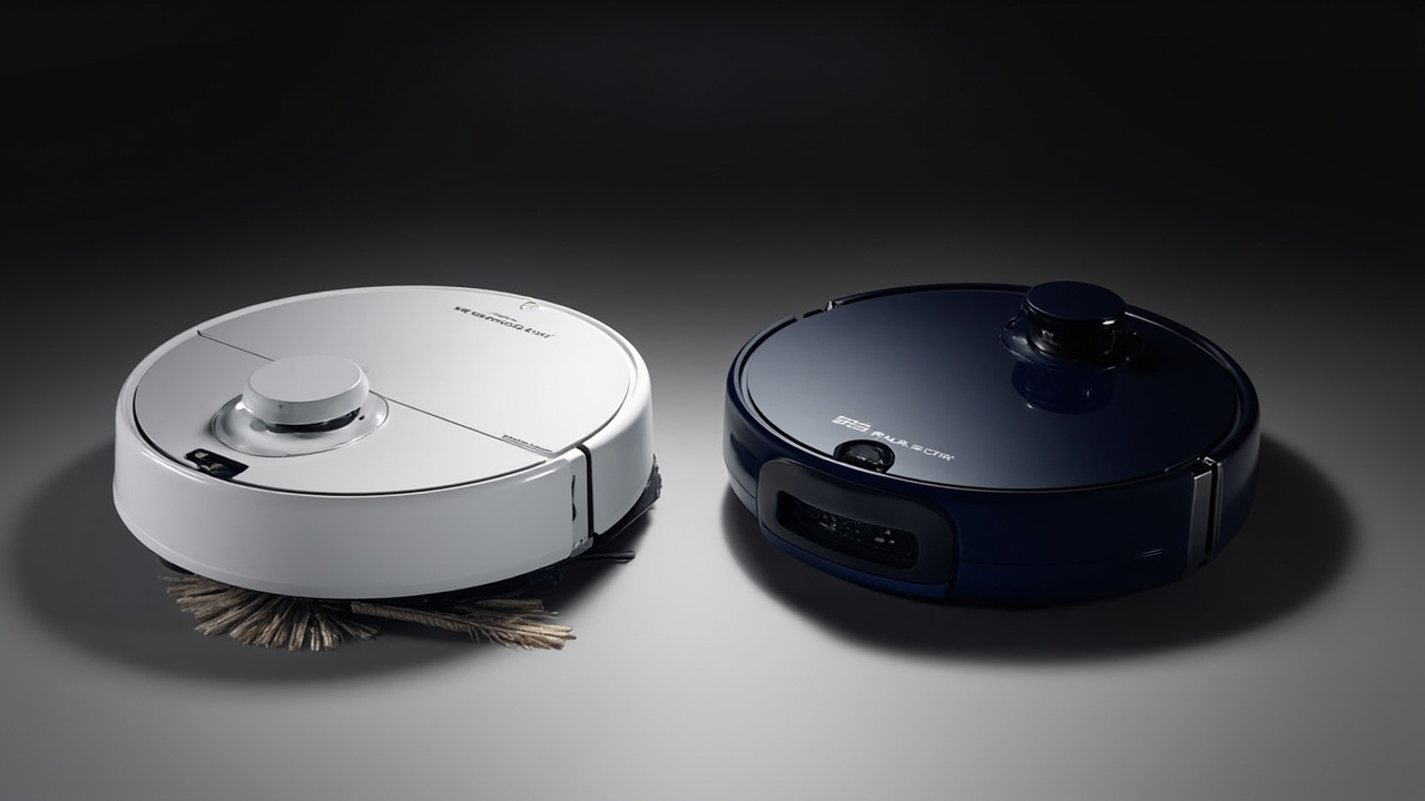 Decision guide: a simple flowchart-style visual showing which user persona should pick each robot vacuum based on floor type, pets, budget, and app preference