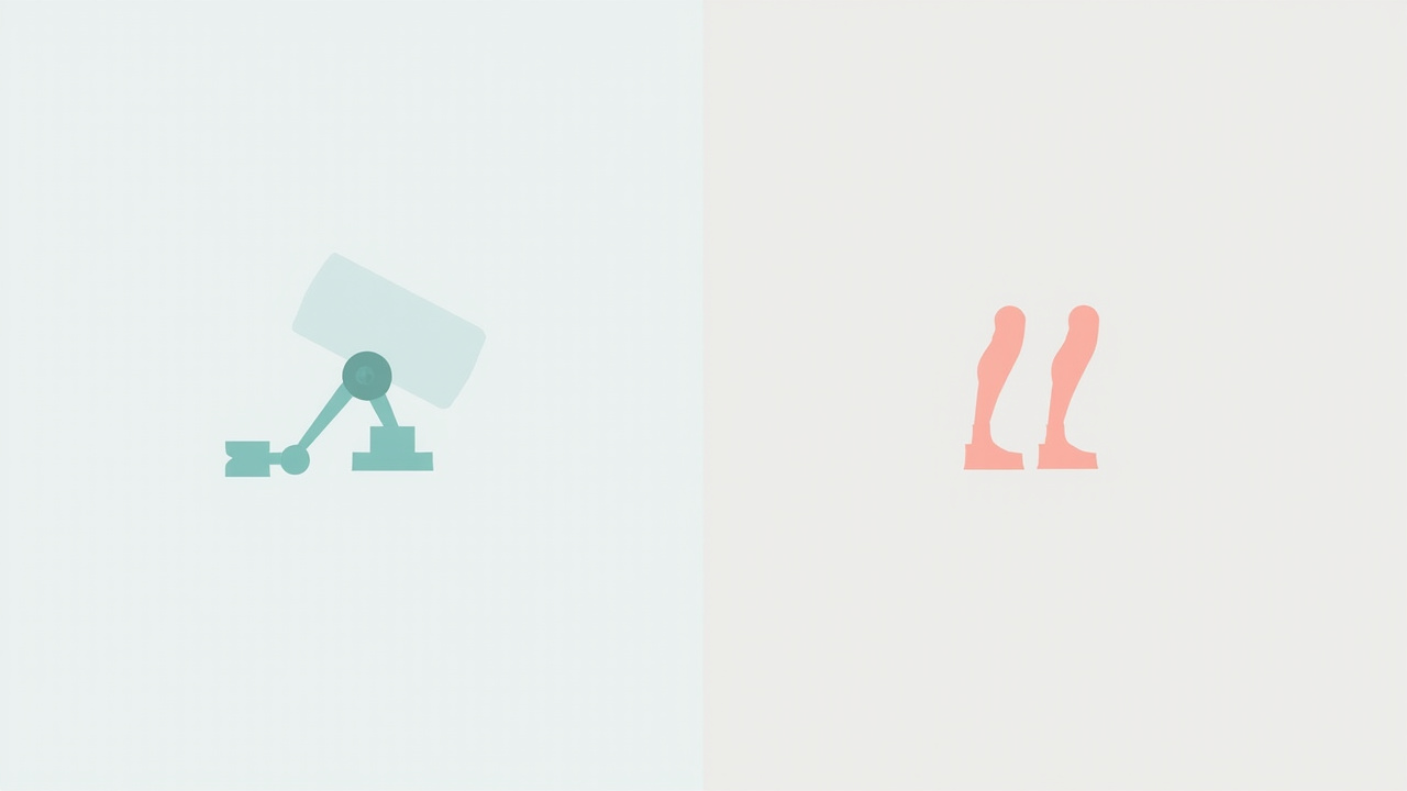 Feature comparison infographic showing arm vs ProLeap legs as the two flagship differentiators