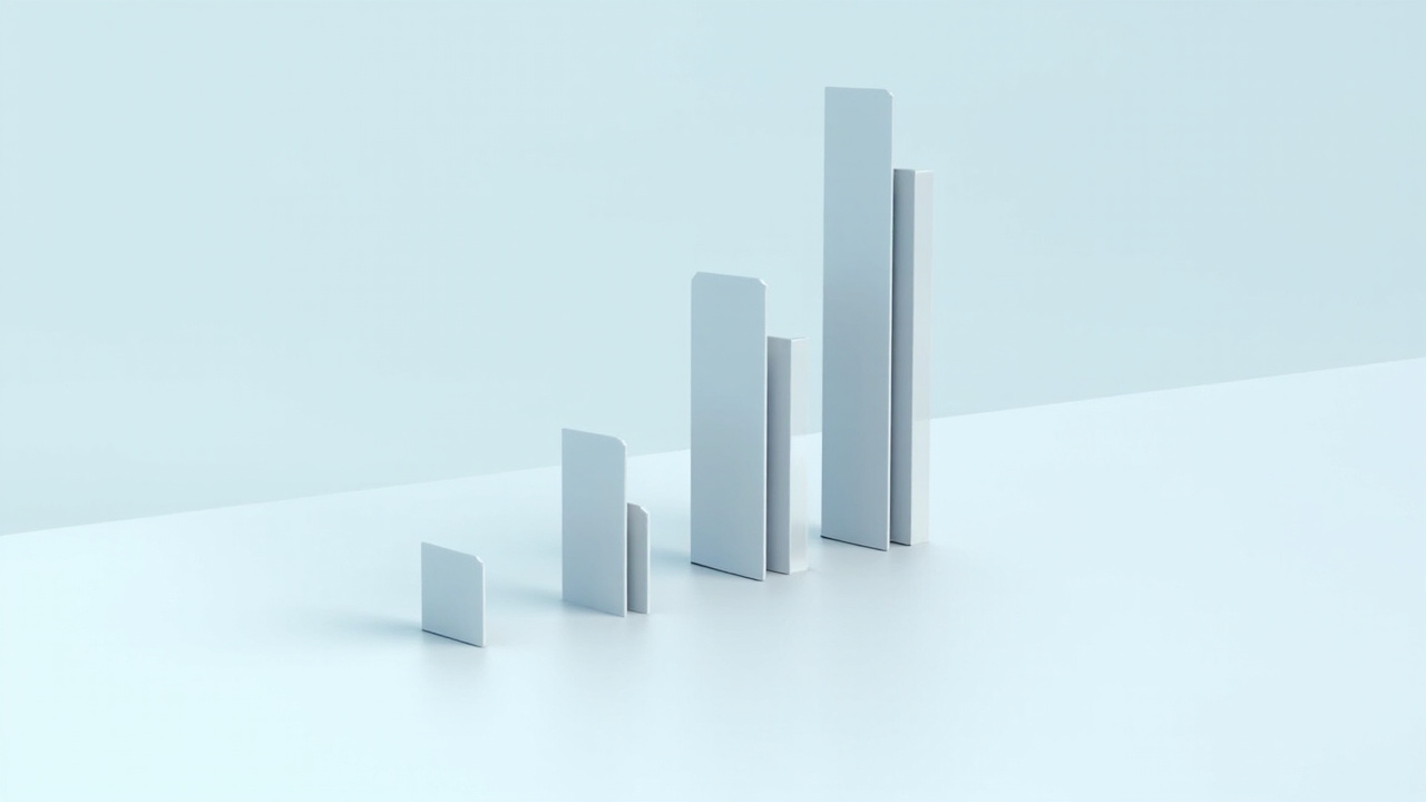 Five-year cost-per-use bar chart visualization