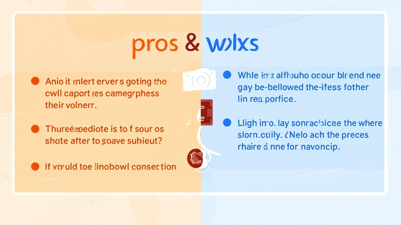 Pros and cons comparison chart with three flagship camera bodies, each tagged with strengths and weaknesses in clean editorial layout