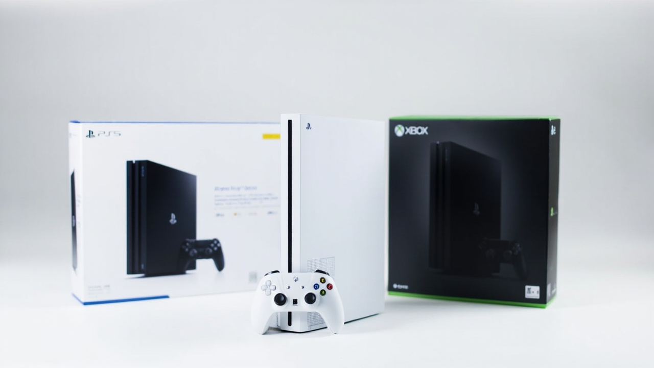 Three console retail boxes representing the three different value propositions