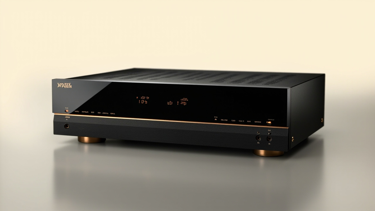 Stacked spec-side panels of Yamaha RX-A8A and Marantz Cinema 50 back panels with HDMI, speaker terminals, and power inputs visible
